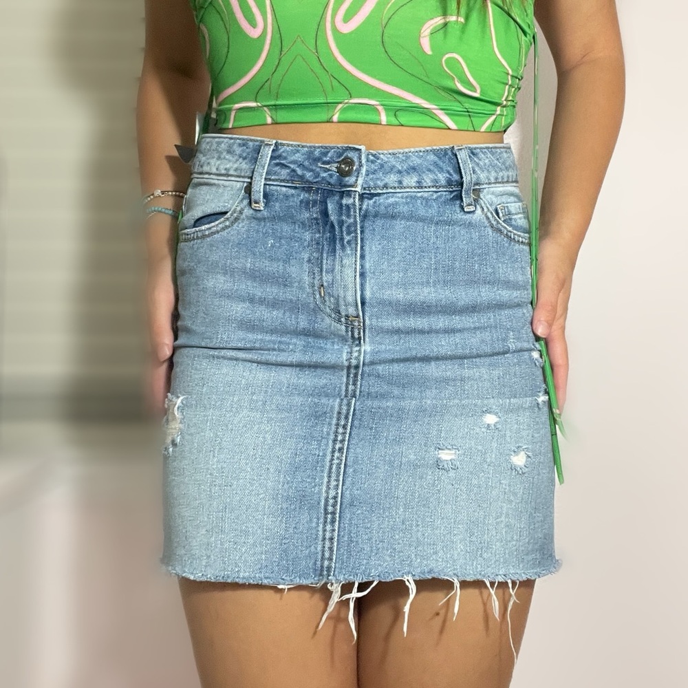 Denim skirt